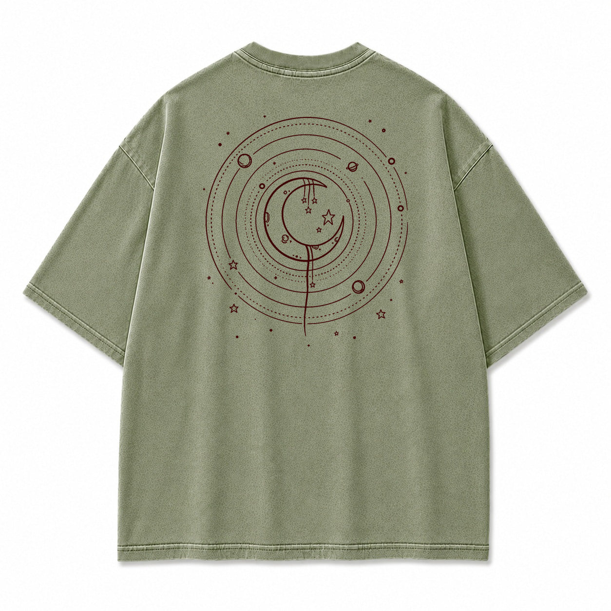 Celestial Moon Orbit Graphic T-Shirt