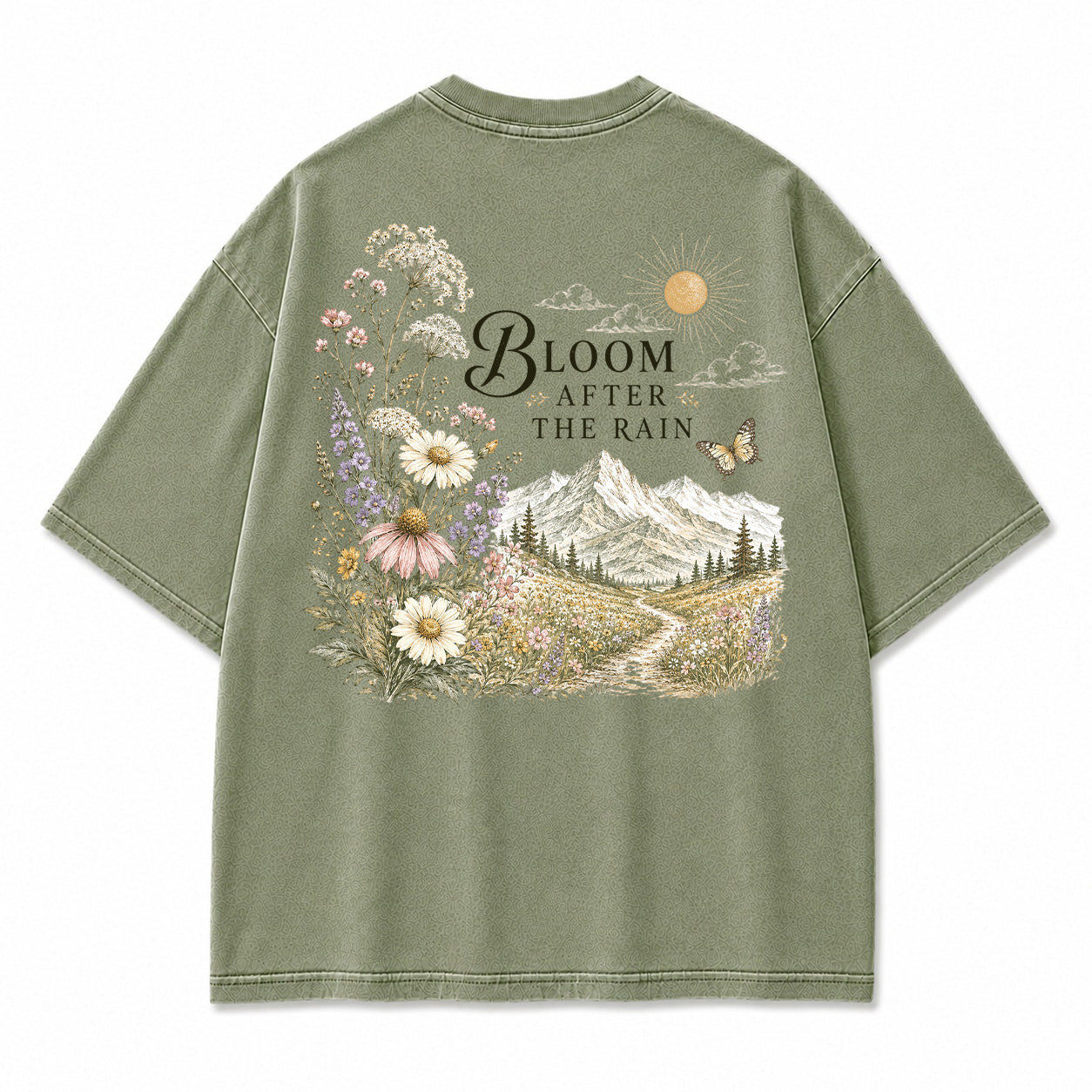 Bloom After The Rain Graphic T-Shirt