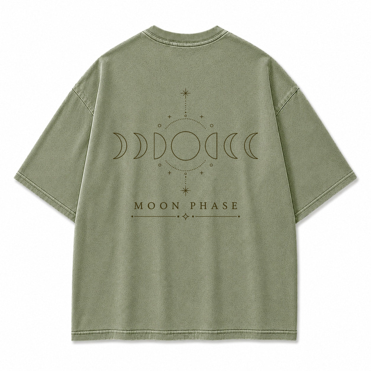 Moon Phase Minimal Graphic T-Shirt