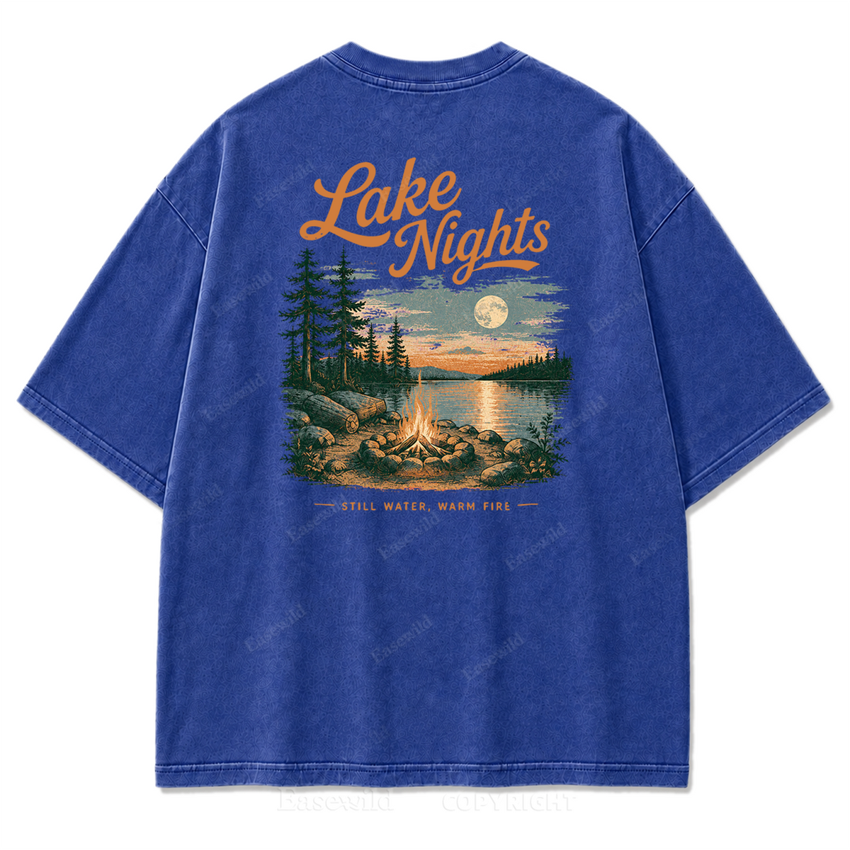 Lake Nights Washed Print Tee