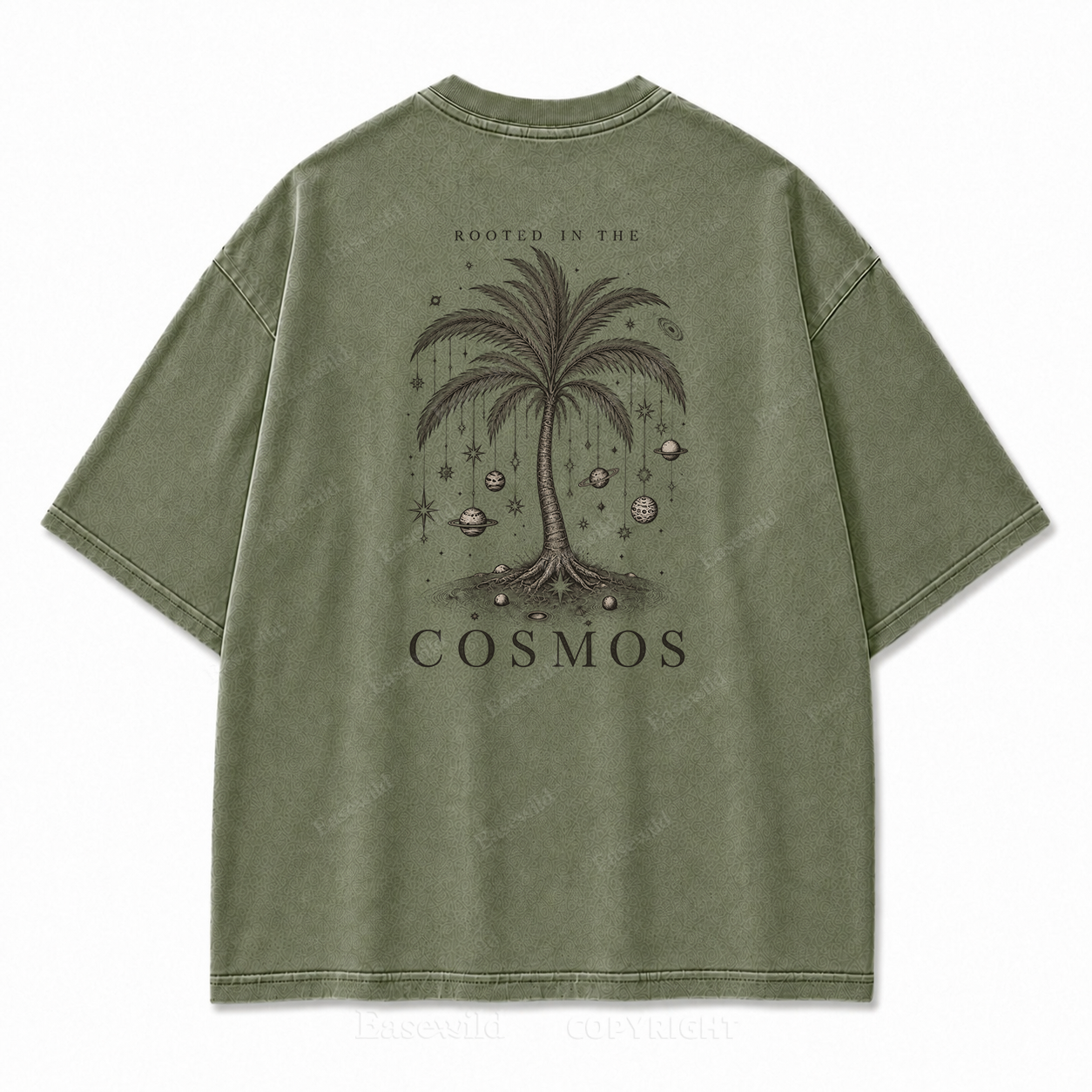 Rooted in the Cosmos Vintage Graphic Print Tee