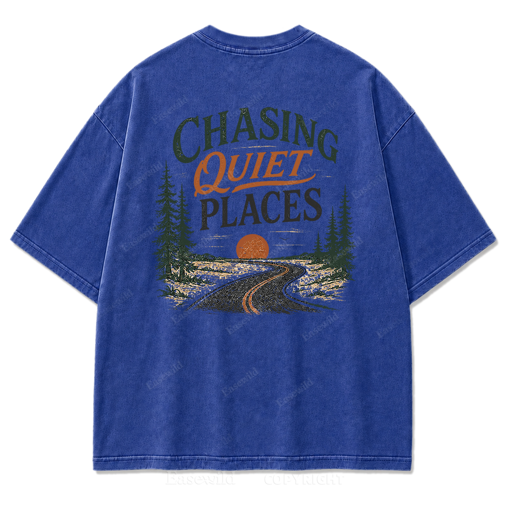Chasing Quiet Places Washed Print Tee