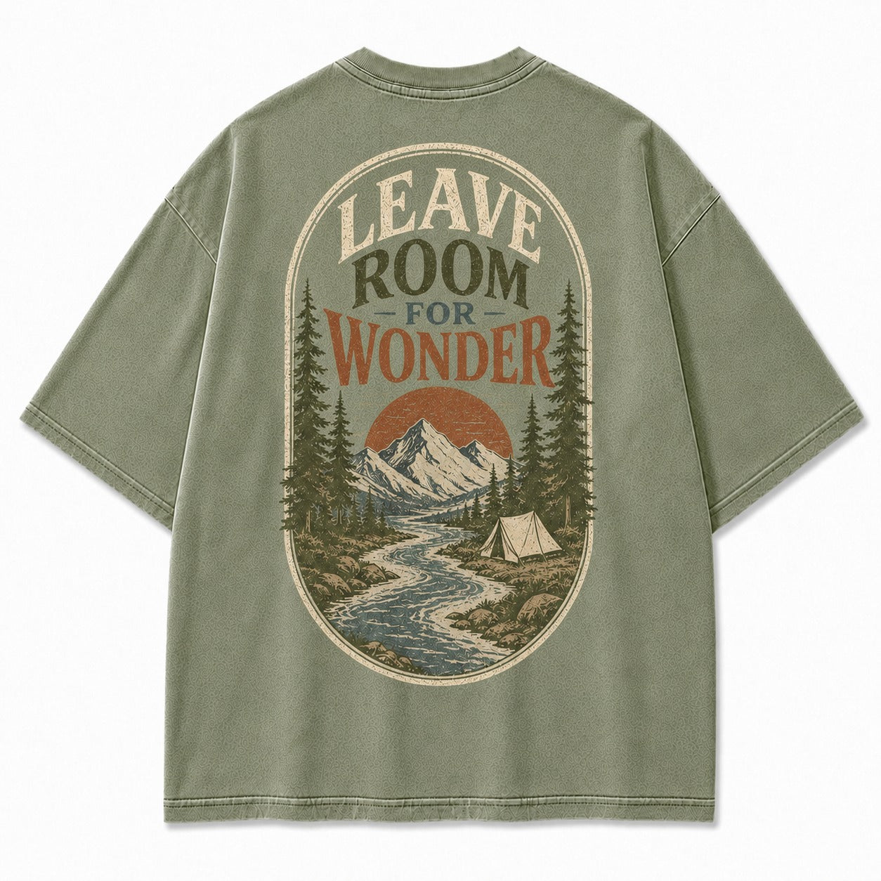 T-Shirt mit Aufschrift "Leave Room for Wonder"