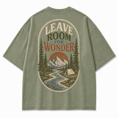 Leave Room for Wonder Washed T-Shirt