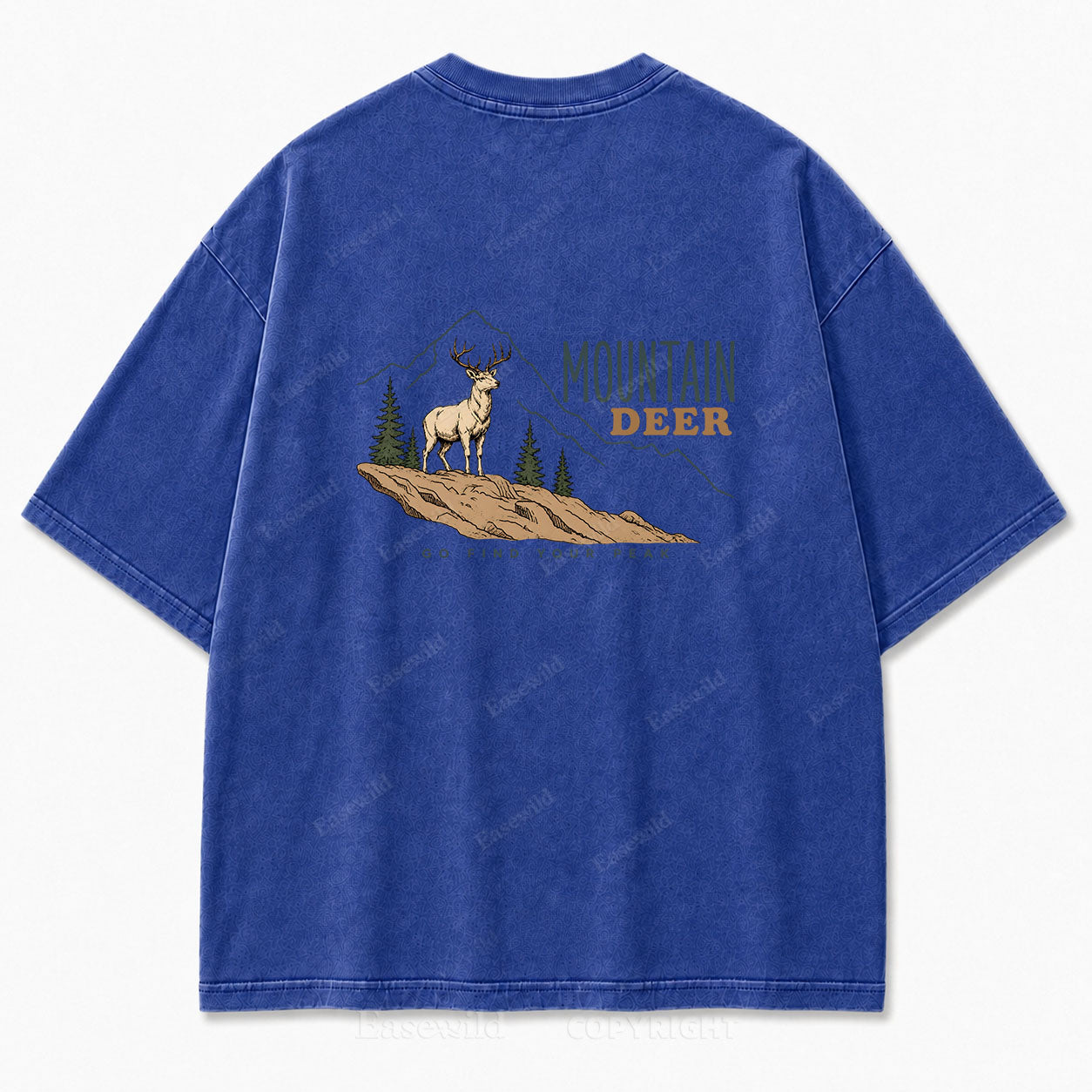 Go Find Your Peak Washed Print Tee