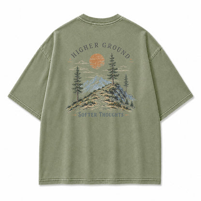 Higher Ground Softer Thoughts Graphic T-Shirt