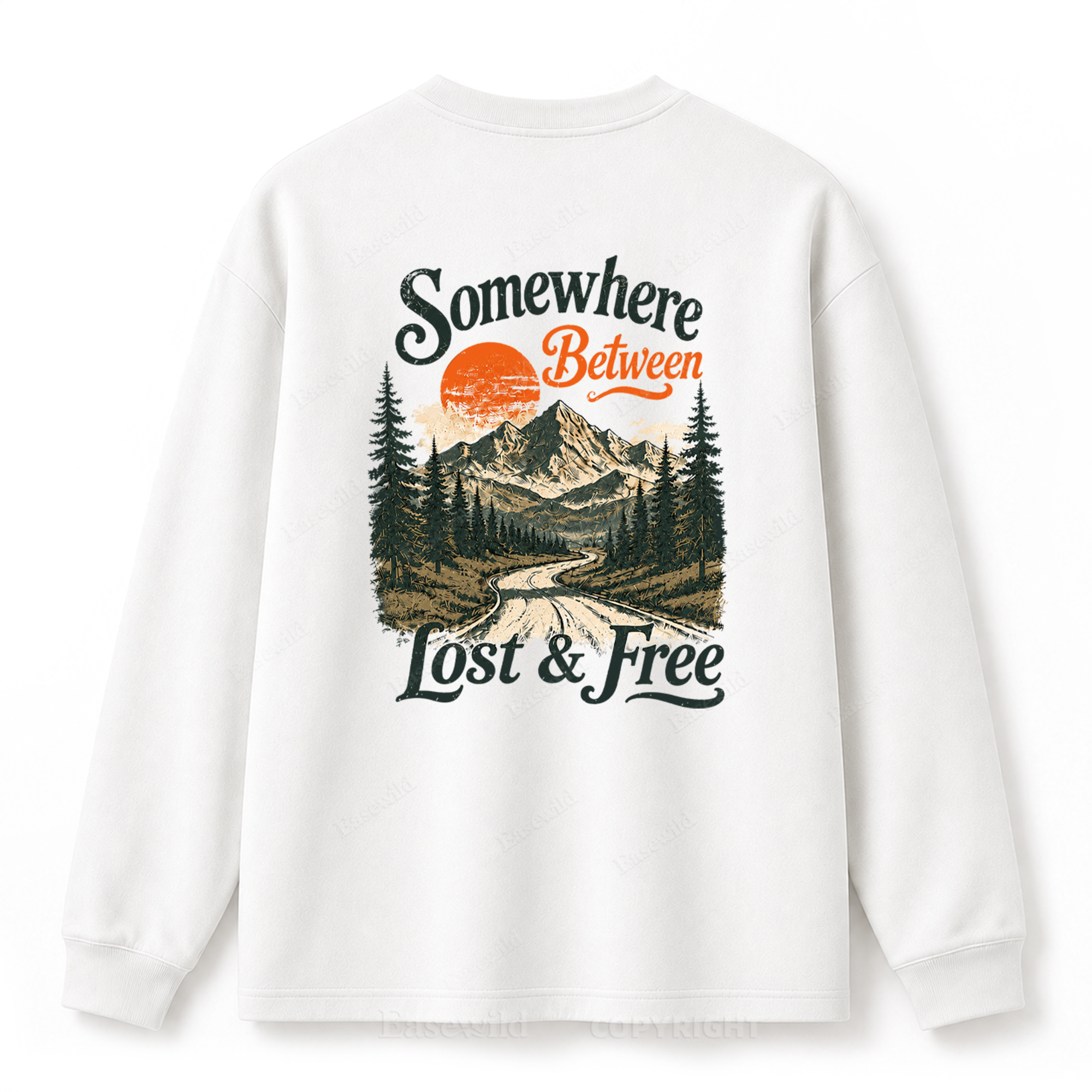 Somewhere Between Lost & Free Long Sleeve Tee