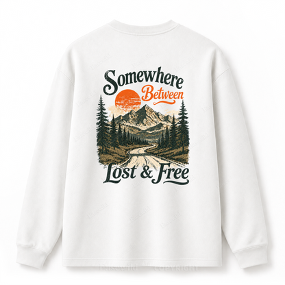 Somewhere Between Lost & Free Long Sleeve Tee