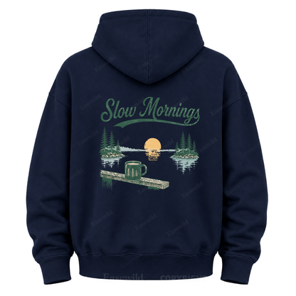 Morgenstunden am See Grafik-Hoodie