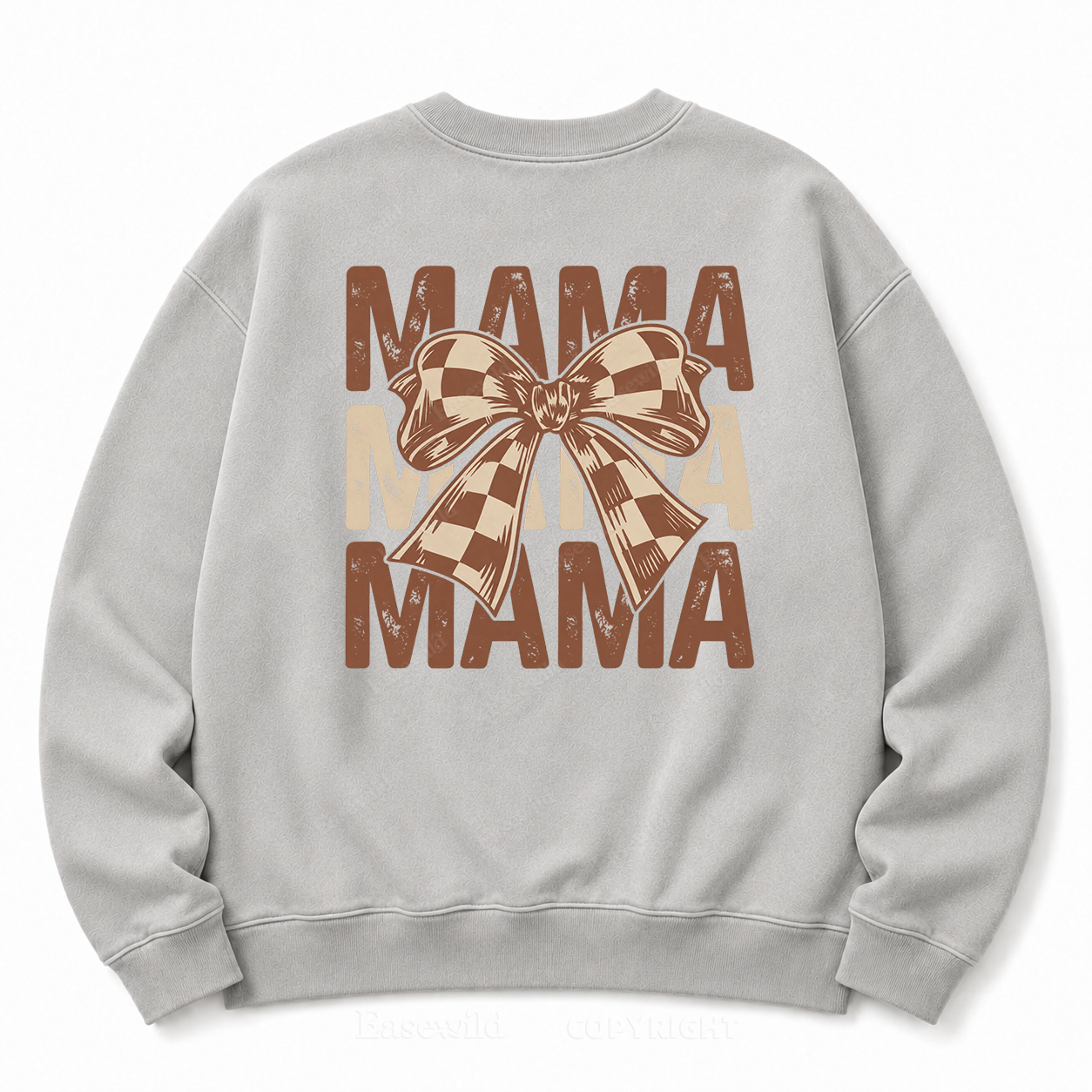 MAMA Bow Washed Graphic Sweatshirt