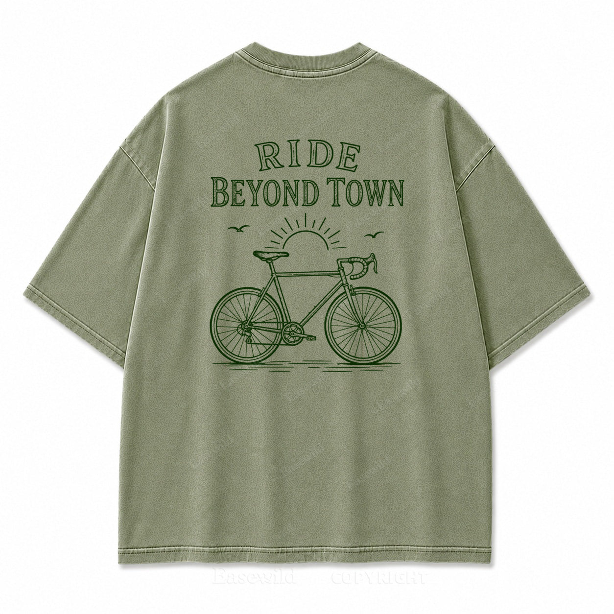 Ride Beyond Town Graphic Back Print Tee