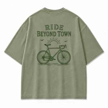 Ride Beyond Town Graphic Back Print Tee
