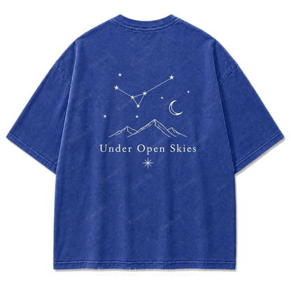 Under Open Skies Washed Print Tee