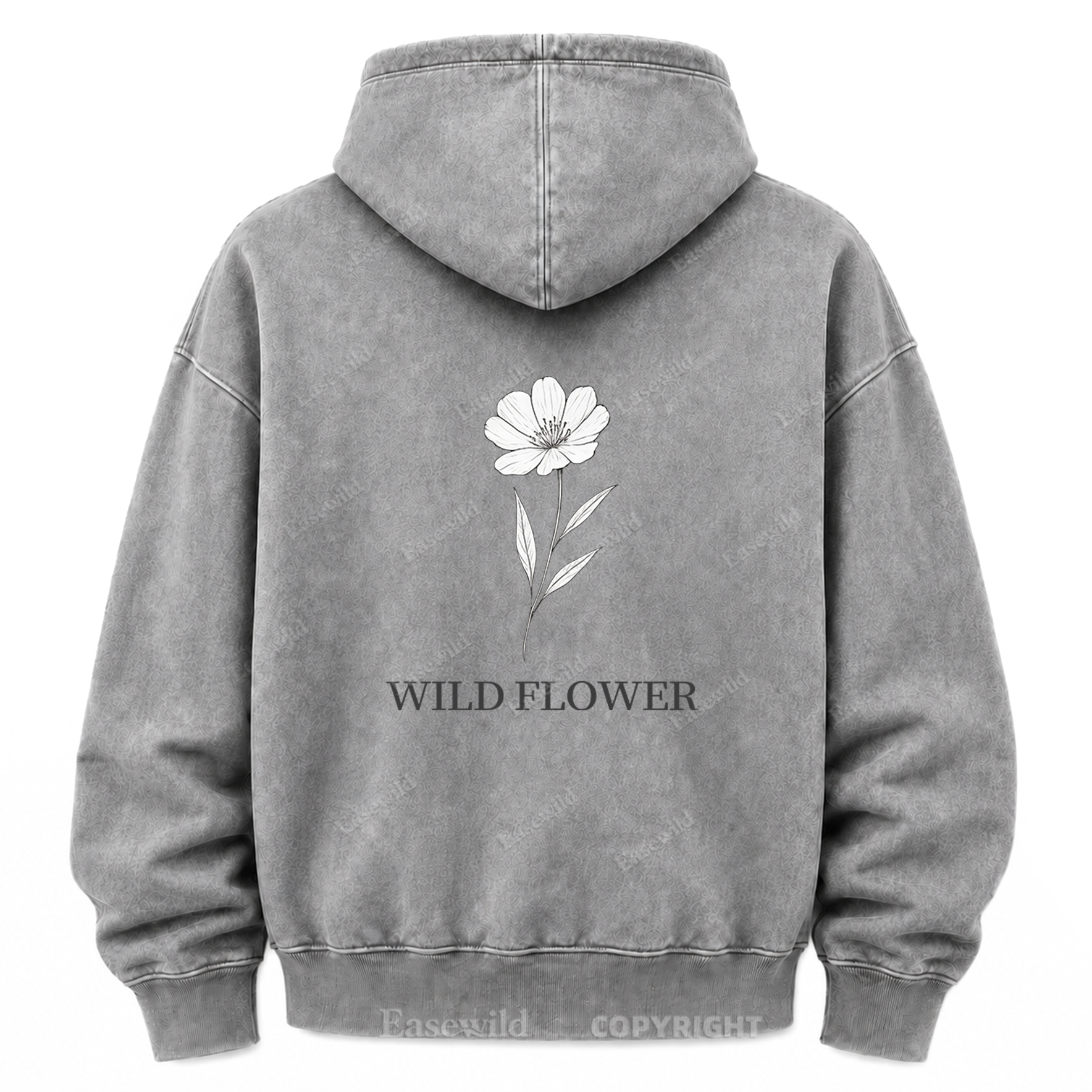 Wildflower Bouquet Washed Graphic Hoodie