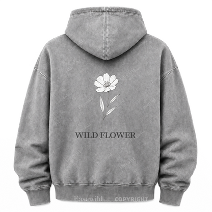 Wildflower Bouquet Washed Graphic Hoodie