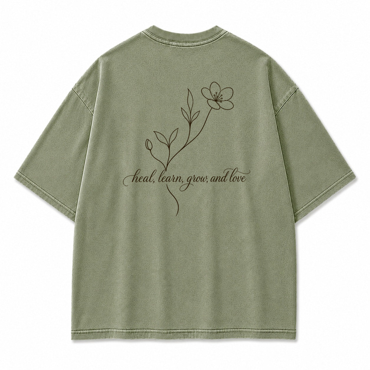 Heal Learn Grow and Love Graphic T-Shirt
