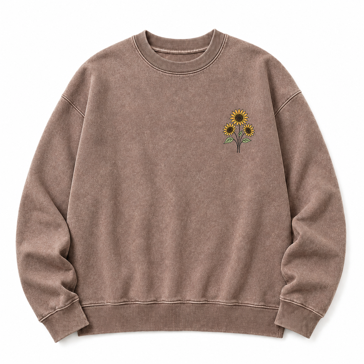 Bloom Where You Are Planted Washed Graphic Sweatshirt