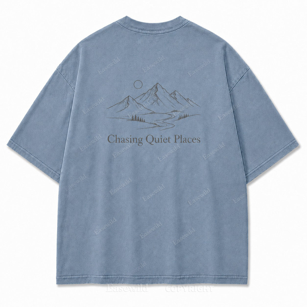 For Those Chasing Quiet Places Minimalist Mountain Tee