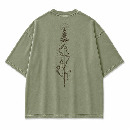 Forest Ocean Balance Graphic T-Shirt