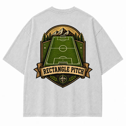 Rectangle Pitch Vintage Graphic T-Shirt