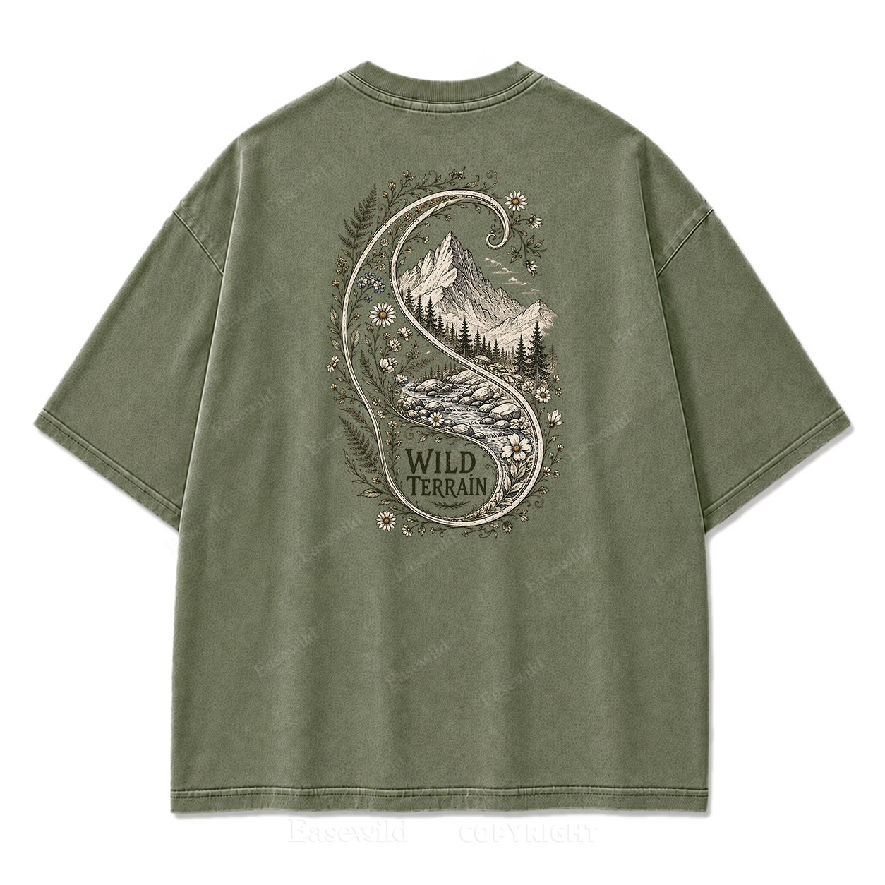 Wild Terrain Mountain Paisley Tee