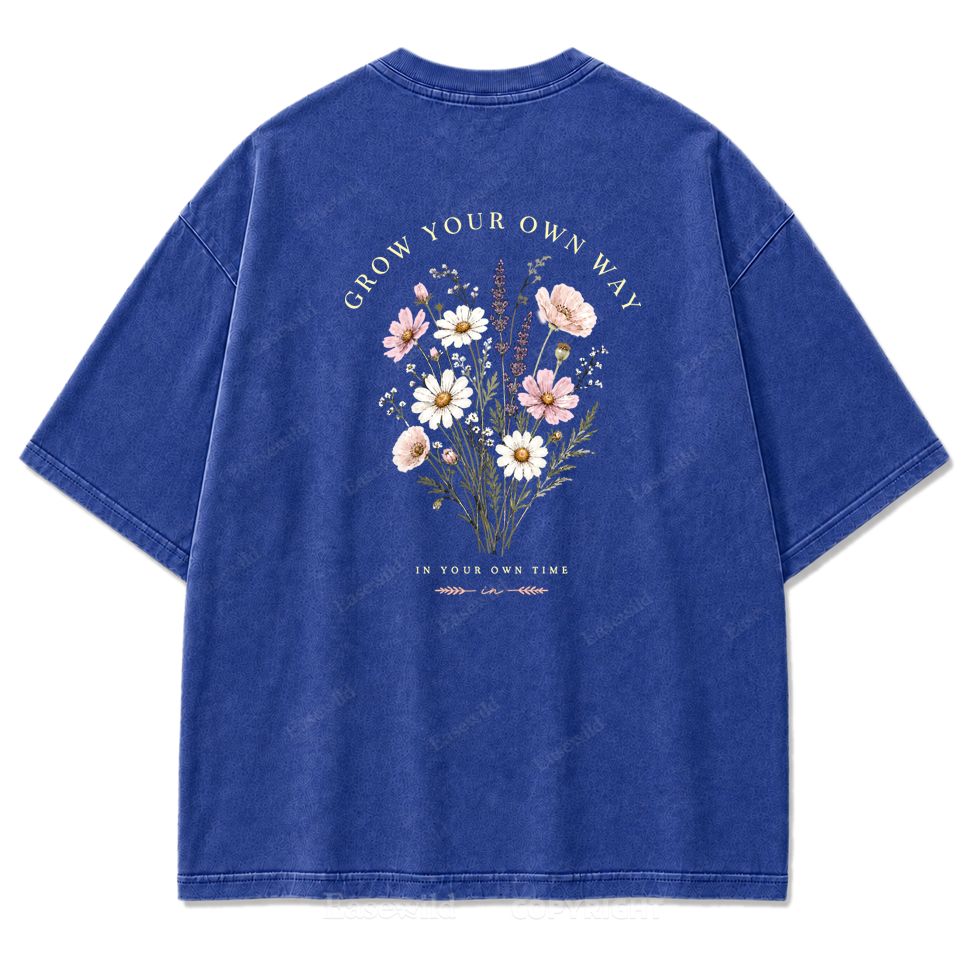 Grow Your Own Way Wildflower Washed Print Tee