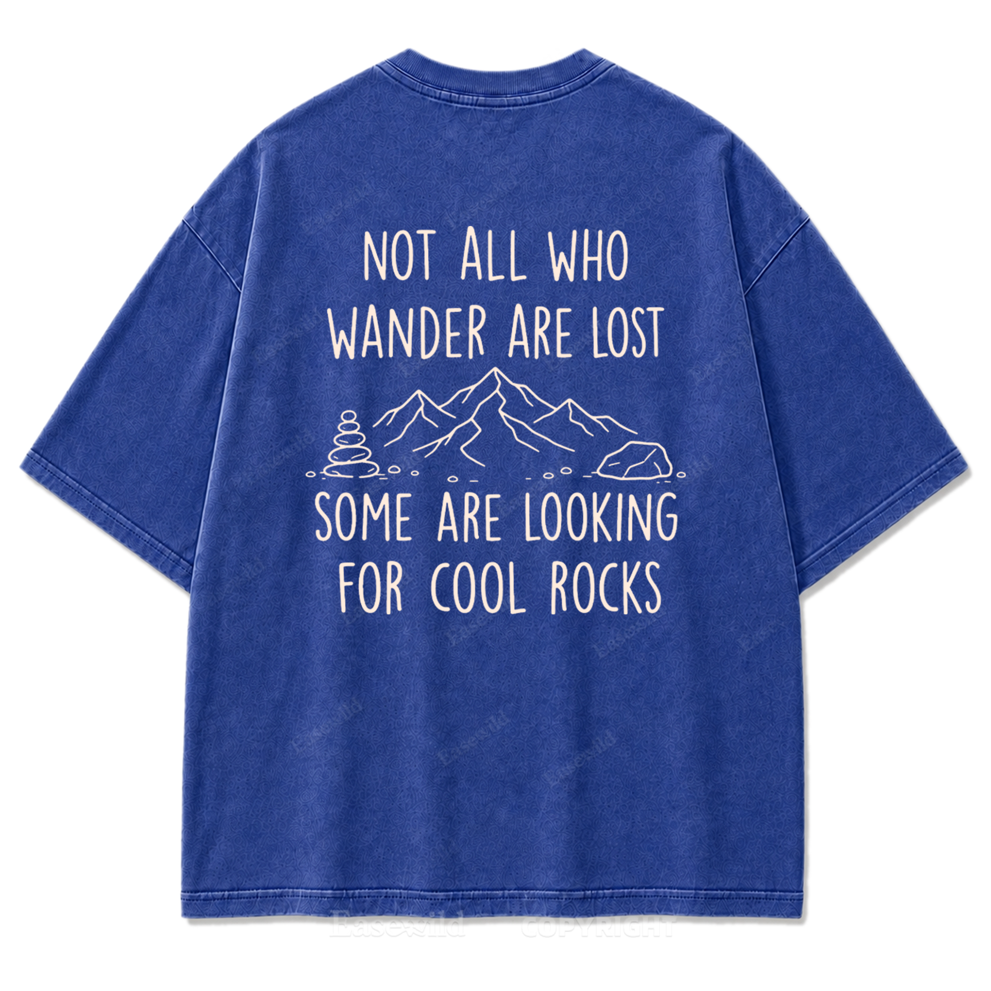 Cool Rocks Explorer Washed Print Tee