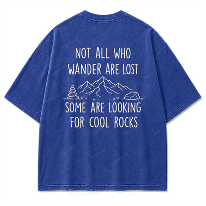 Cool Rocks Explorer Washed Print Tee
