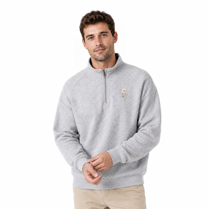 Keep Growing Meadow Zip Pullover Sweatshirt