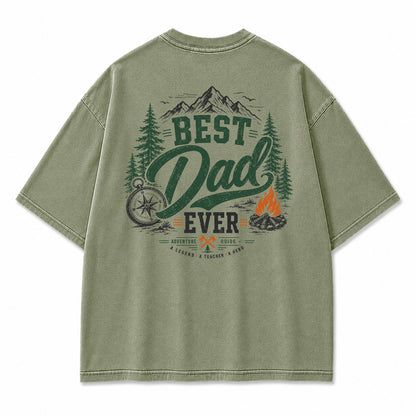 Best Dad Ever Outdoor Graphic T-Shirt