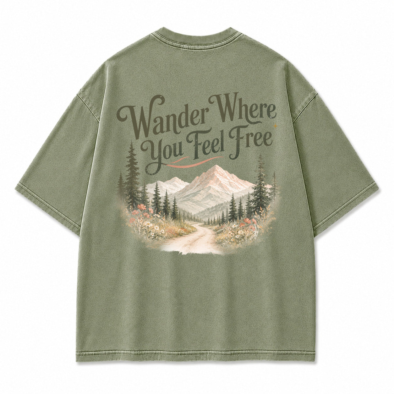 Wander Where You Feel Graphic T-Shirt