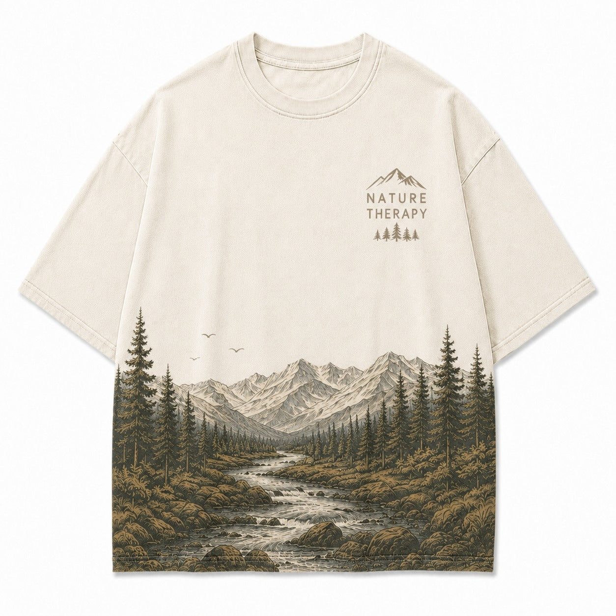 Nature Therapy Mountain Graphic Tee