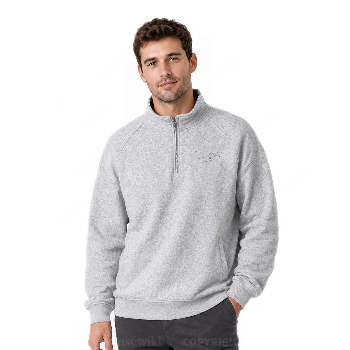 Go Where You Feel Fully Alive Zip Pullover Sweatshirt