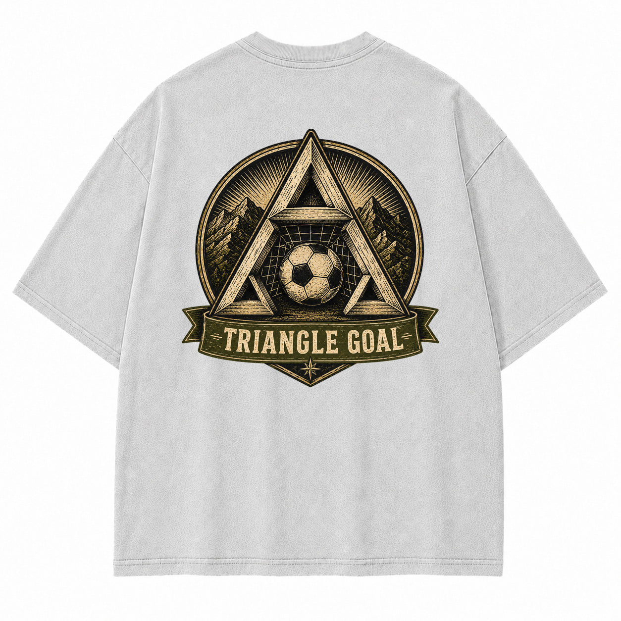 Triangle Goal Vintage Graphic T-Shirt
