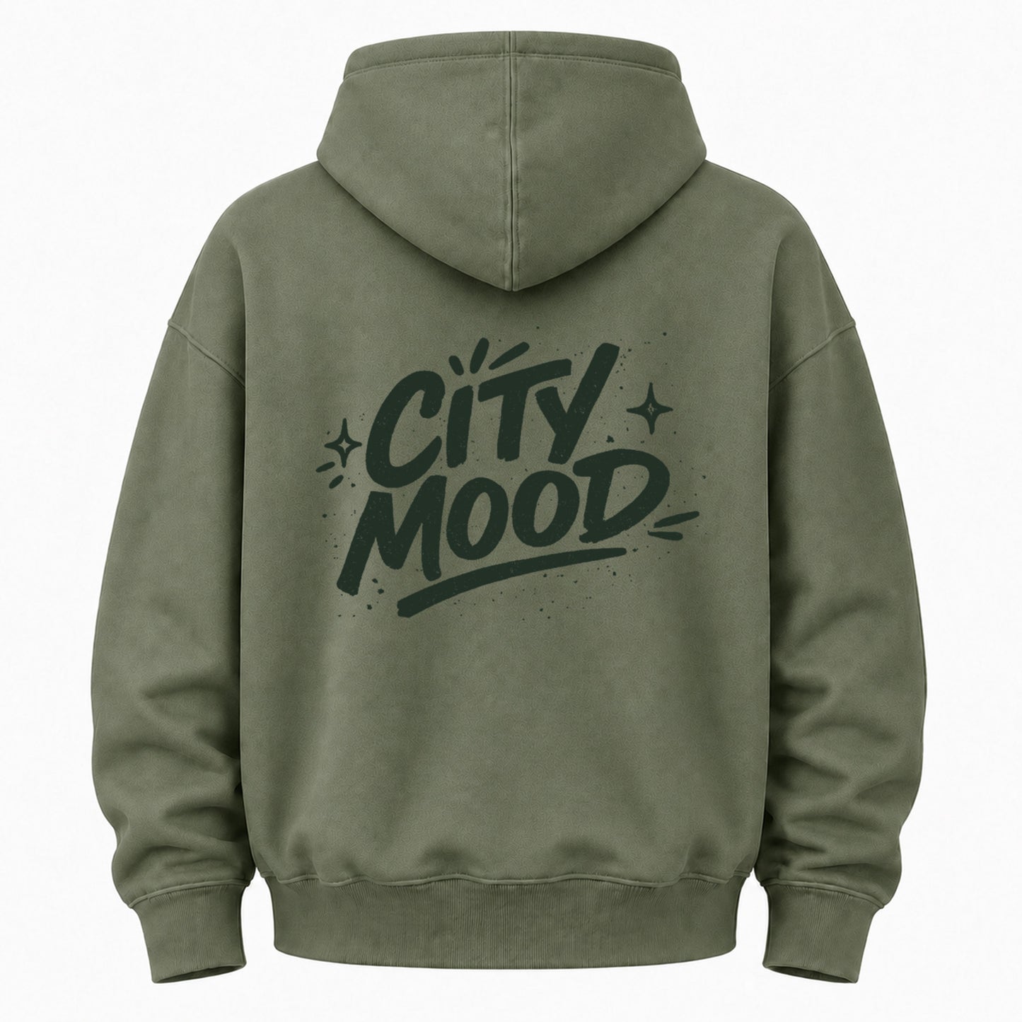 City Mood Graphic Washed Hoodie