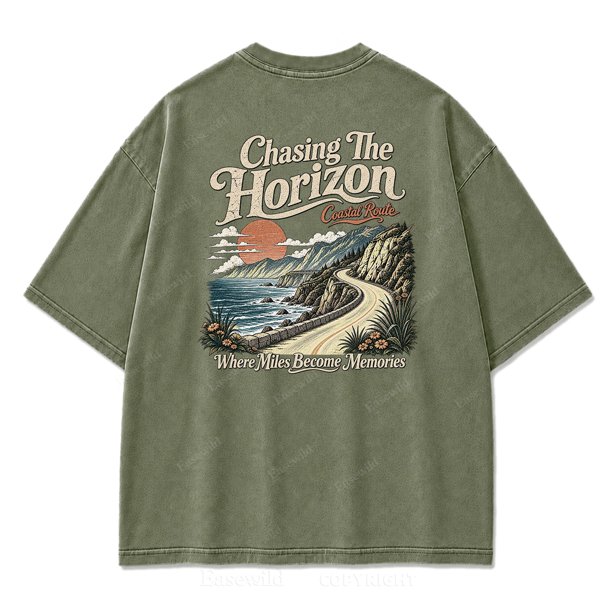 Chasing the Coastal Horizon Print Tee