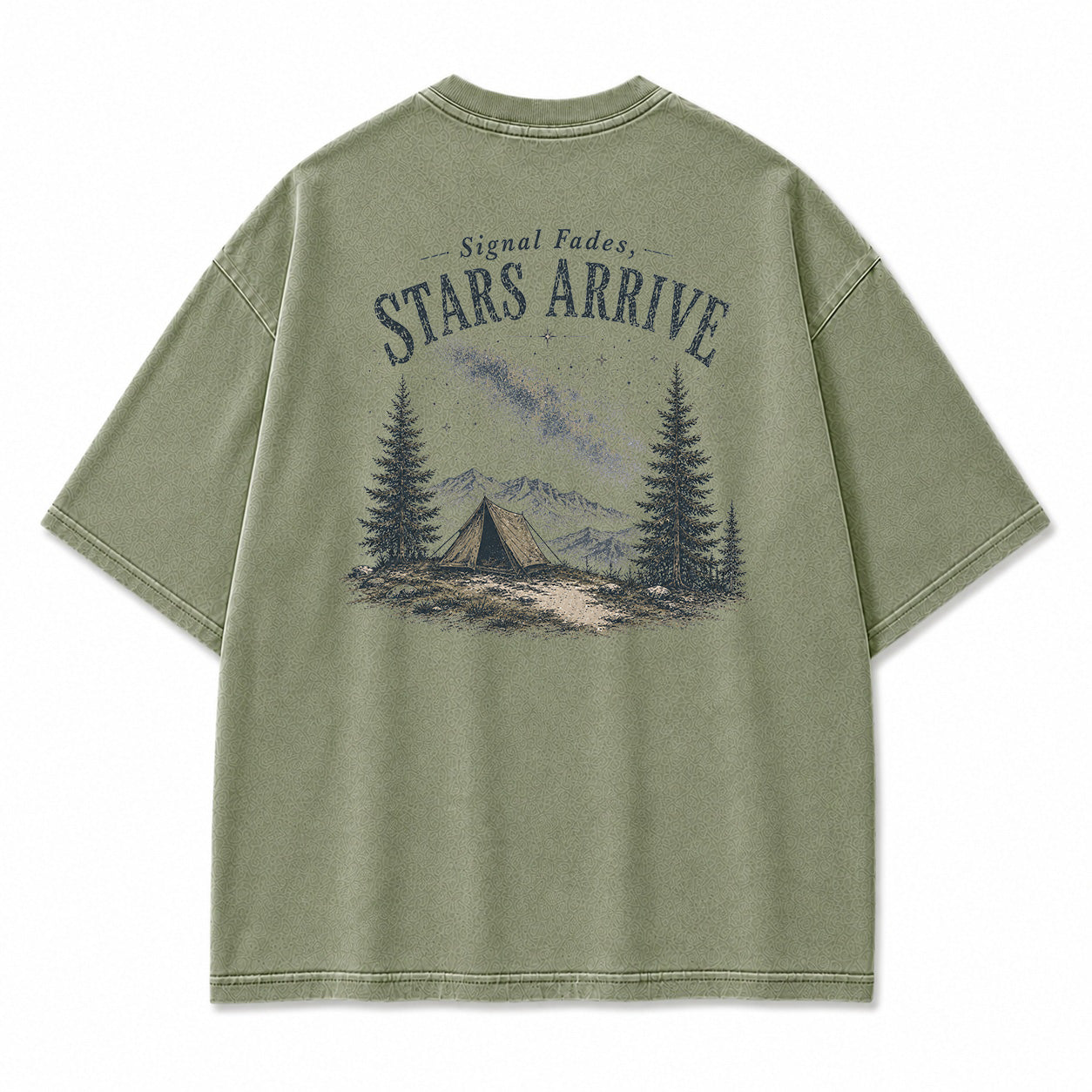 Signal Fades Stars Arrive Graphic T-Shirt