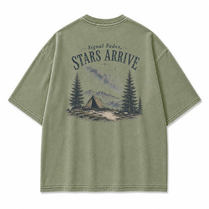 Signal Fades Stars Arrive Graphic T-Shirt