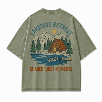 Lakeside Retreat Shared Quiet Moments Graphic Tee