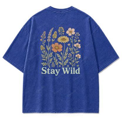 Meadow Spirit Floral Washed Print Tee