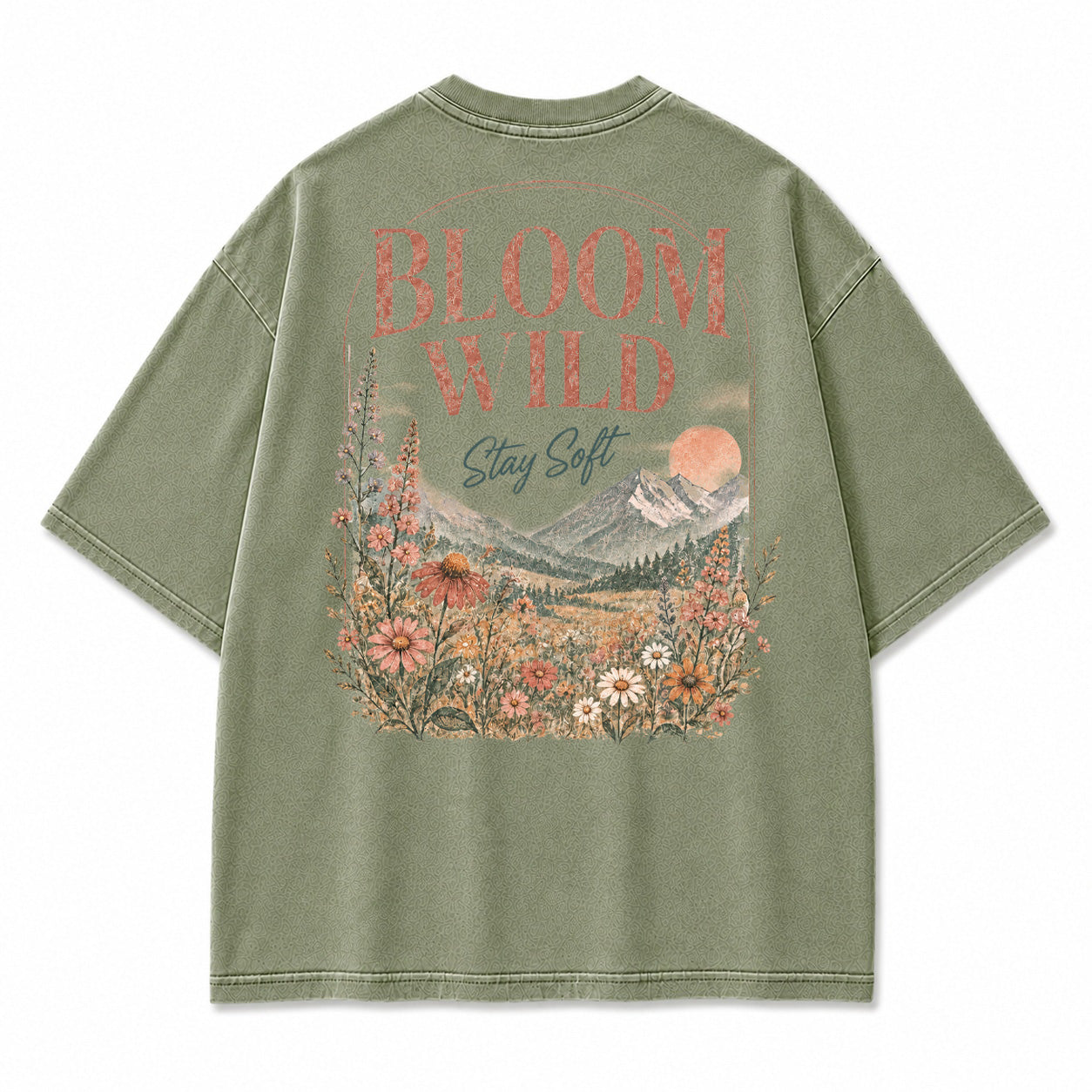 Wild Blossom Mountain Meadow Graphic T-Shirt