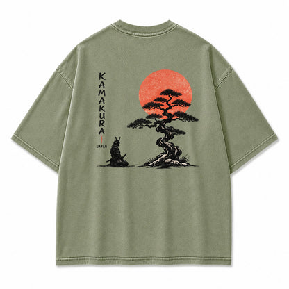 Kamakura Pine Tree Vintage Graphic T-Shirt