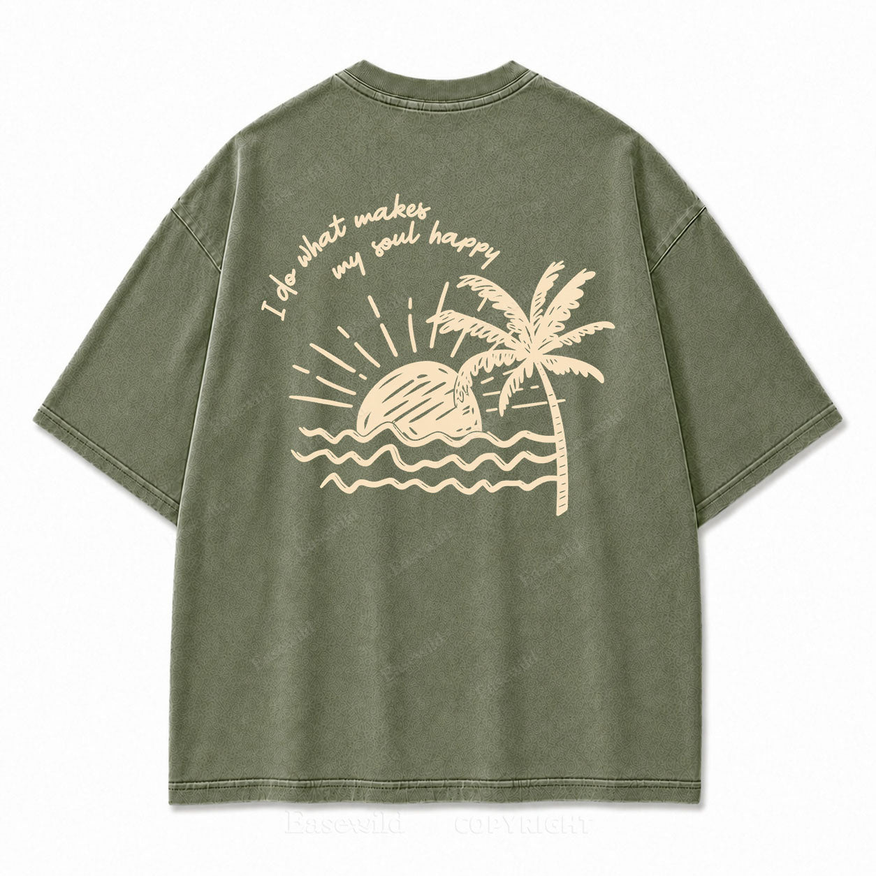 Walk By Faith Not By Sight Washed Graphic Tee