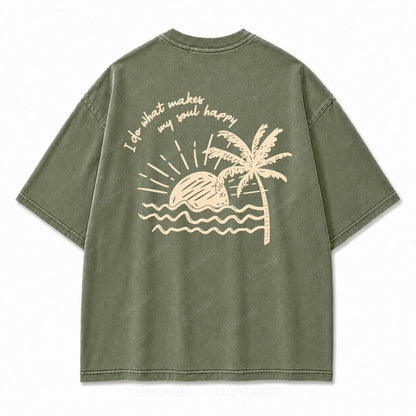 Walk By Faith Not By Sight Washed Graphic Tee