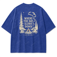 Washed Royal Blue