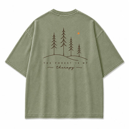 The Forest Is My Therapy Graphic T-Shirt