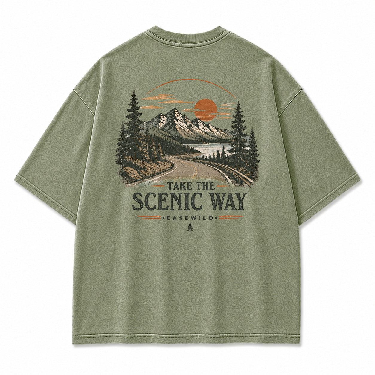 Scenic Ridge Journey Graphic T-Shirt