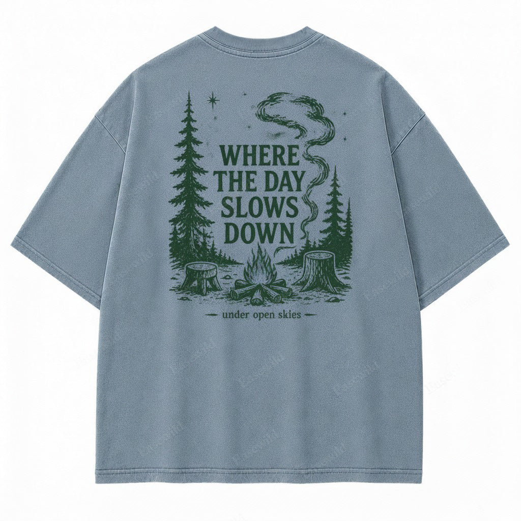 T-shirt graphique Ciel dégagé Jour tranquille
