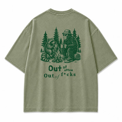 Out of Office Campfire Graphic T-Shirt