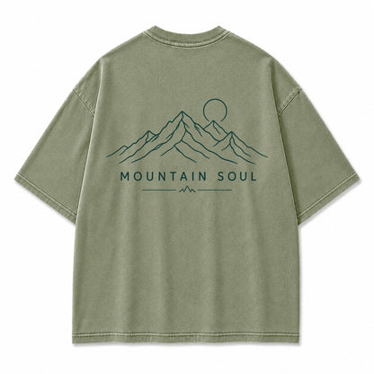 Mountain Soul Minimal Graphic T-Shirt